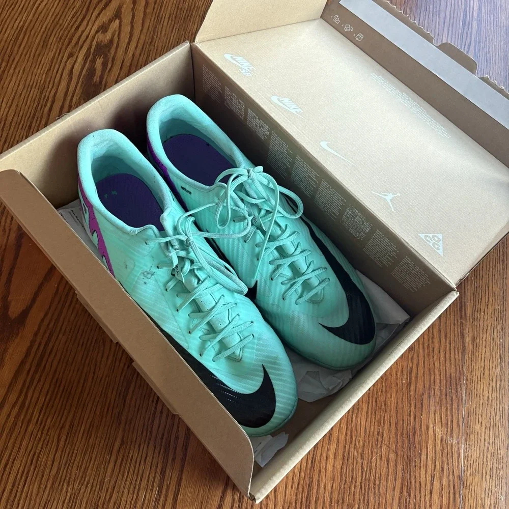 Size 13 Nike Zoom Mercurial Vapor 15‎ IC Indoor Soccer Shoes Futsal DJ5633-300